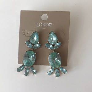 J Crew blue dangle earrings
